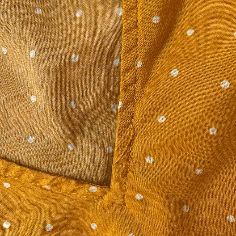 MADEWELL Side-Tie Ruffle Peplum Top in Polka Dot - Picture 5 of 8